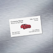Thema Automotive Einfaches Design Magnetische Visitenkarte (Beispiel)