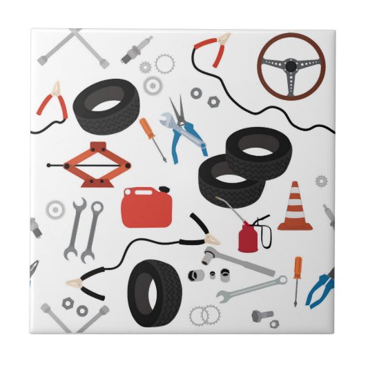 Thema "Automotive-Tools" Fliese (Vorderseite)