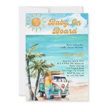 Thema "Baby an Bord" Tropical Baby Dusche