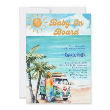 Thema "Baby an Bord" Tropical Baby Dusche