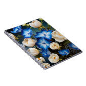 Thema Bluish and Whitening Rose Notizblock (Rechte Seite)