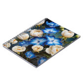 Thema Bluish and Whitening Rose Notizblock (Linke Seite)