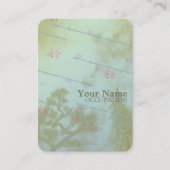 Thema Blume - Visitenkarte (Vorderseite)