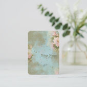 Thema Blume - Visitenkarte (Stehend Vorderseite)