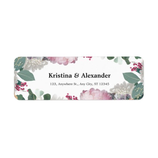 Thema Blumenhochzeit (Vorne)