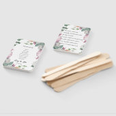 Thema Blumenhochzeit Fächer (Non-assembled)