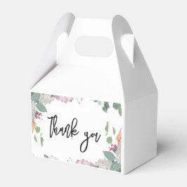 Thema Blumenhochzeit Geschenkschachtel