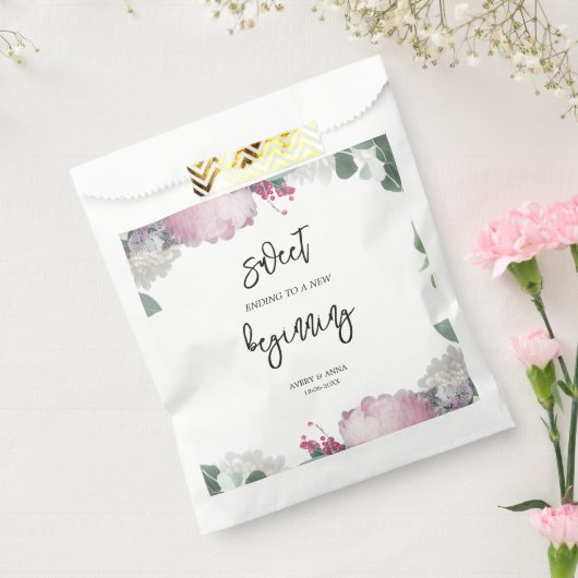 Thema Blumenhochzeit Geschenktütchen (Versiegelt)