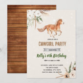 Thema "Boho-Geist" Einladung (Vorne/Hinten)