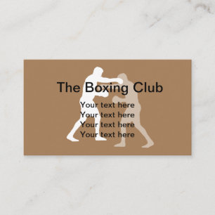 Thema Boxsport Visitenkarte