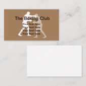Thema Boxsport Visitenkarte (Vorne/Hinten)