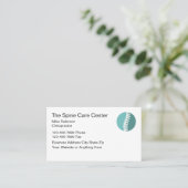 Thema "Chiropraktiker" Visitenkarte (Stehend Vorderseite)