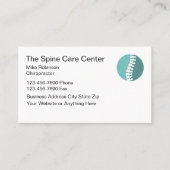 Thema "Chiropraktiker" Visitenkarte (Vorderseite)