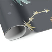 Thema "Constellation Space" Geschenkpapier (Rolleneckpunkt)