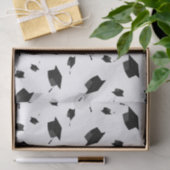 Thema cool Schwarz/Weiß-Abschluss Seidenpapier (Geschenk)