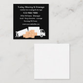 Thema coole Bewegung und Speicherung Quadratische Visitenkarte (Vorne/Hinten)