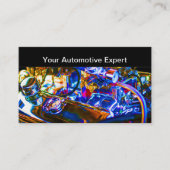 Thema "cooler Motor" Visitenkarte (Vorderseite)