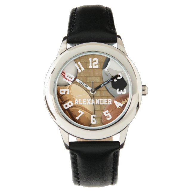 Thema "Custom Sports" Armbanduhr (Vorderseite)