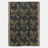 Thema "Custom Woodland Pine Cone" Decke (Vorderseite Vertikal)