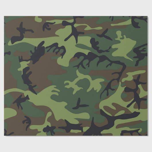 Thema der Armee Geschenkpapier (Flach)