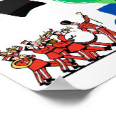 Thema des britischen Arbeitstags Poster (Ecke)