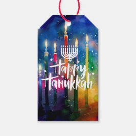 Thema des jüdischen Festivals in Hanukkah Geschenkanhänger