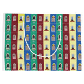 Thema des portugiesischen Fensters Große Geschenktüte (Rückseite)