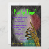 Thema Disco Einladung (Vorderseite)