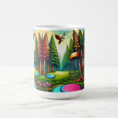 Thema "Disk Golf and Eagle" Kaffeetasse (Mittel)