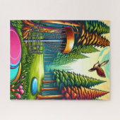 Thema "Disk Golf and Eagle" Puzzle (Horizontal)