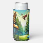 Thema "Disk Golf and Eagle" Selters Dosenkühler (Seltzer Rückseite)