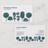 Thema: Dk Moss Green auf Weiß Visitenkarte (Vorne/Hinten)