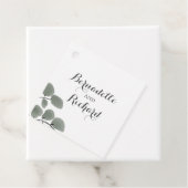 Thema Eukalyptus-Blätter Geschenkanhänger (Beispiel)