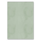 Thema Eukalyptus-Blätter Tischnummer (Rückseite)