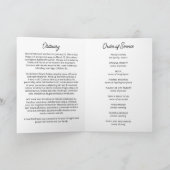 Thema Fischerei, Foto, Beerdigung des Lebens Programm (Innenseite)