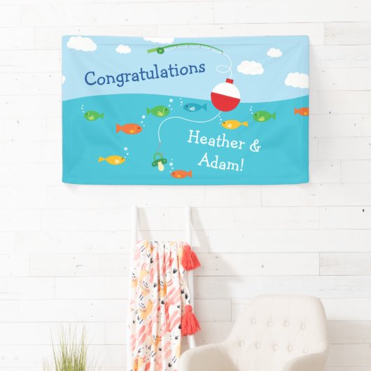 Thema Fischerei Kinderdusche für Fischer Banner (Insitu)