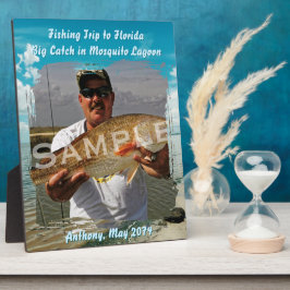 Thema Fischerei Lagoon Sky Stehendes Foto Rahmen