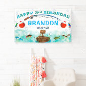 Thema Fischfang 3. Geburtstag Banner (Insitu)
