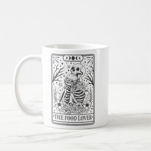 Thema "Food Lover Tarot" Kaffeetasse (Links)