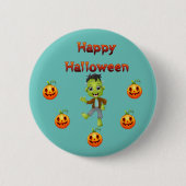Thema: Frankenstein und Pumpkin Button (Vorderseite)