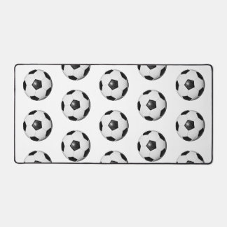 Thema Fußball-Ball-Muster-Sportteam Schreibtischunterlage