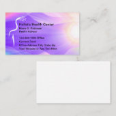 Thema ganzheitliche Gesundheitsmedizin Visitenkarte (Vorne/Hinten)