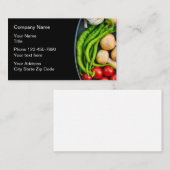 Thema "Gesunde Lebensmittel" Visitenkarte (Vorne/Hinten)