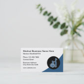 Thema Gesundheitsversorgung Visitenkarte (Stehend Vorderseite)