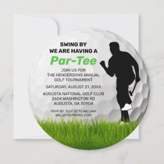 Thema Golf | Golf Course Retirement Event Einladung