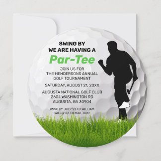 Thema Golf | Golf Course Retirement Event Einladung