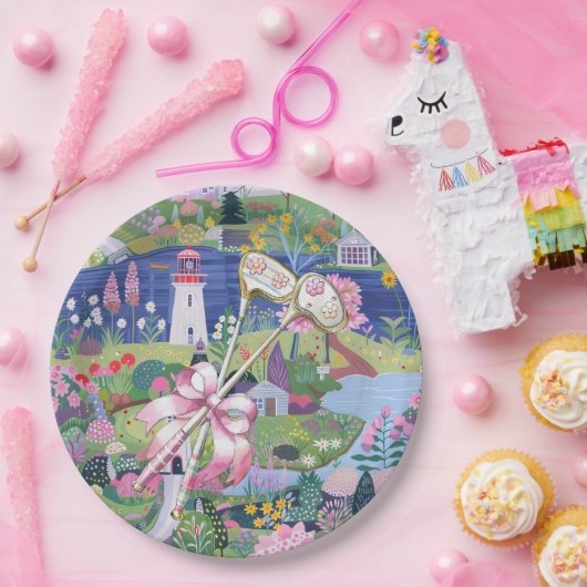 Thema Golf mit Golfclub Pappteller (Party)