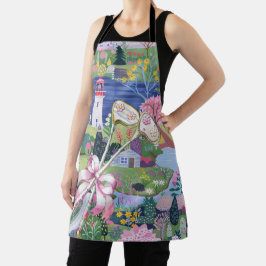 Thema Golf mit Golfclub Schürze