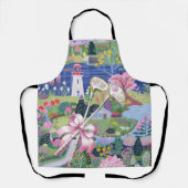 Thema Golf mit Golfclub Schürze (Vorderseite)