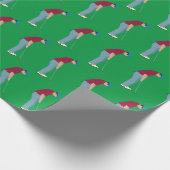 Thema Golf Putting Geschenkpapier (Ecke)